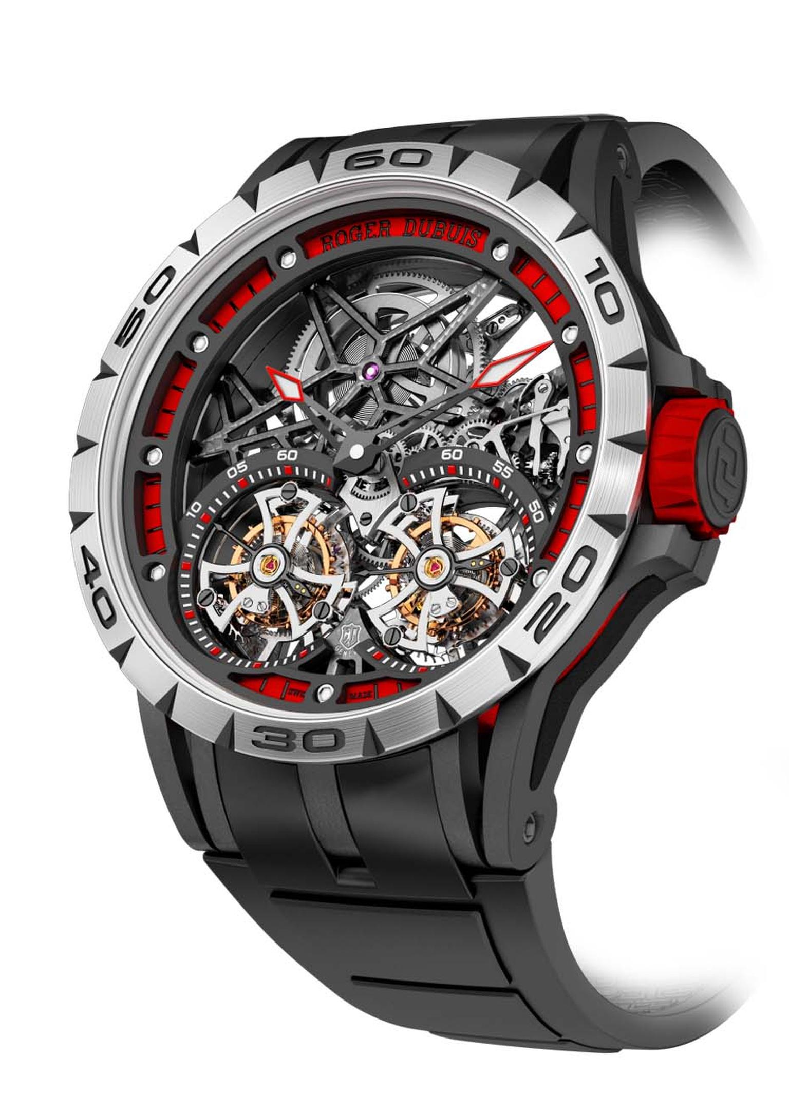 Roger Dubuis Excalibur Spider Skeleton Double Flying